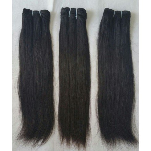 Straight human hair